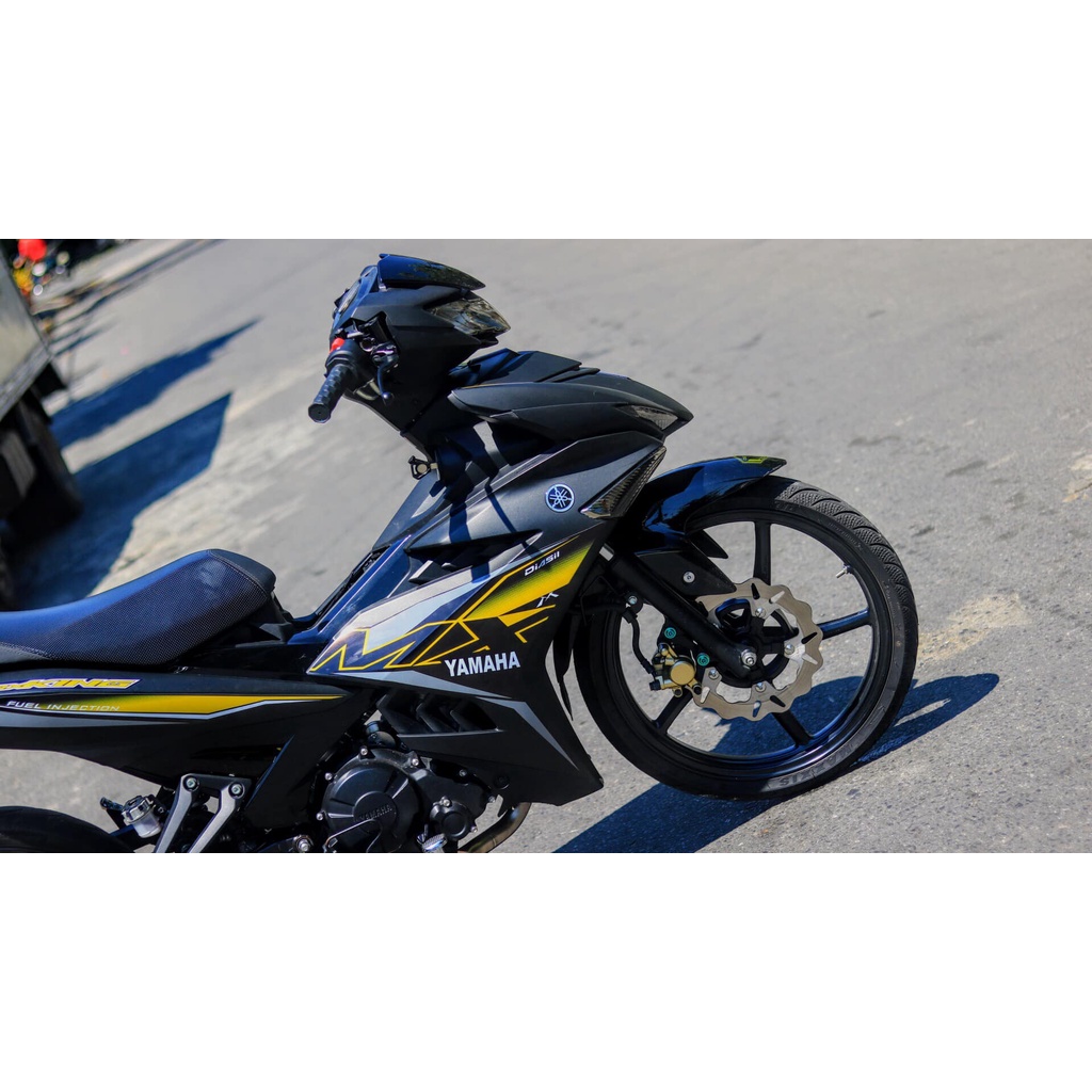 Tem Rời Dán Xe Exciter 150 Mẫu MX Vàng Đen Cực Đẹp, Hàng 3 Lớp Chất Lượng Cao .Team Decal