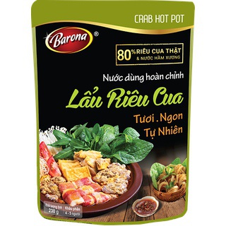 Nước dùng hoàn chỉnh Lẩu Thái, Lẩu Kim Chi, Lẩu Riêu Cua, Lẩu Chua Cay Borana 180g