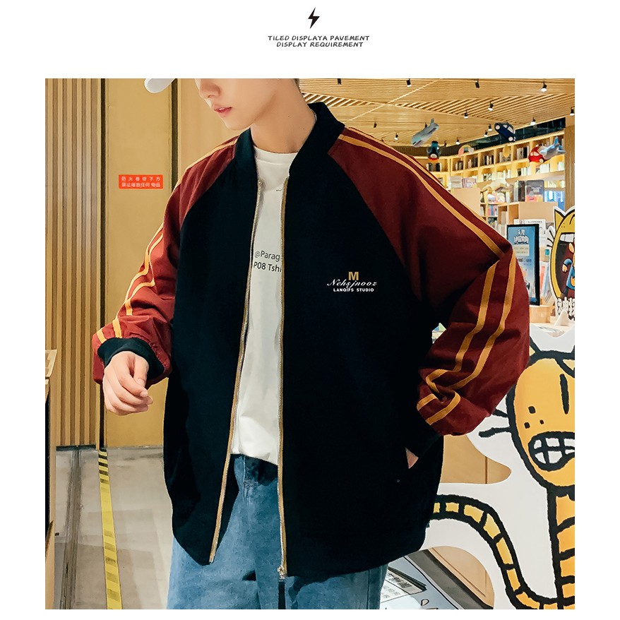 [ xả kho về ăn tết] áo khoác bomber nam hàn quốc trẻ trung - hàng chuẩn đẹp có thể làm đồ đôi | BigBuy360 - bigbuy360.vn