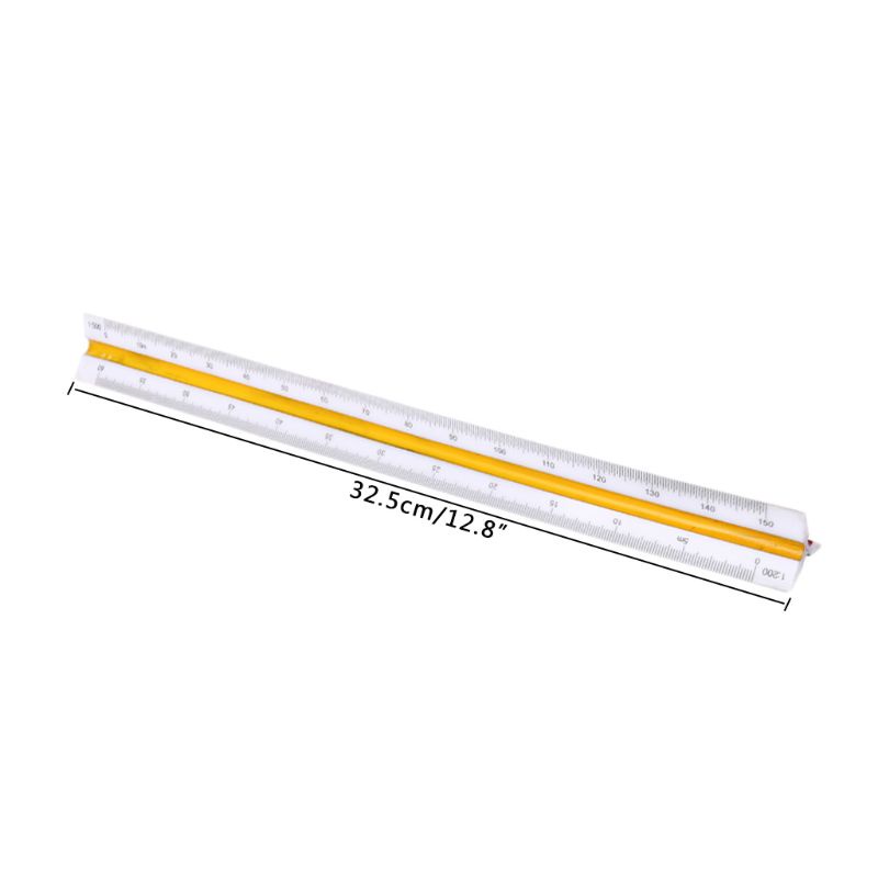 Thước Đo Kiến Trúc Hình Tam Giác 3 Mặt Chuyên Dụng