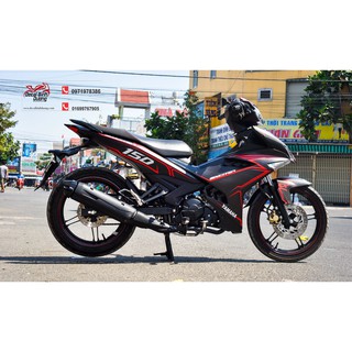 Decal Tem Xe Exciter 150 Đỏ Đen Nhám