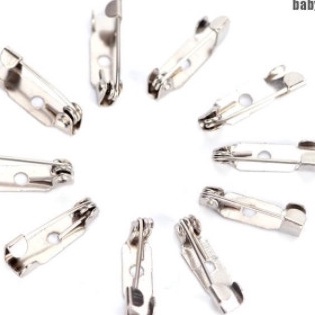 10-20-50 Ghim cài áo trơn size 15/20/25mm