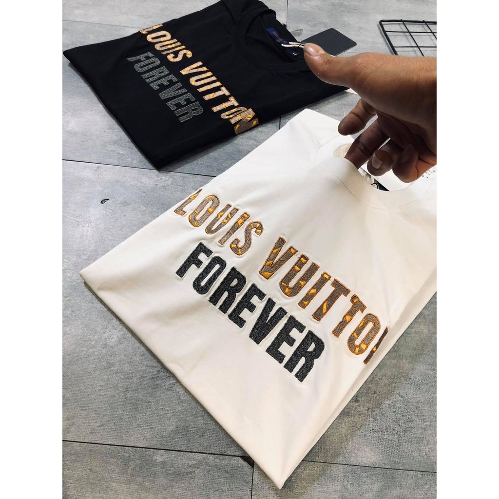 [ Thời Trang Luxury ] ÁO T-SHIRT SIÊU CẤP FOREVER LOGO DẬP NỔI