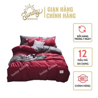 Bộ Chăn Ga Gối Cotton TC đủ size đủ màu nhập khẩu Hàn Quốc