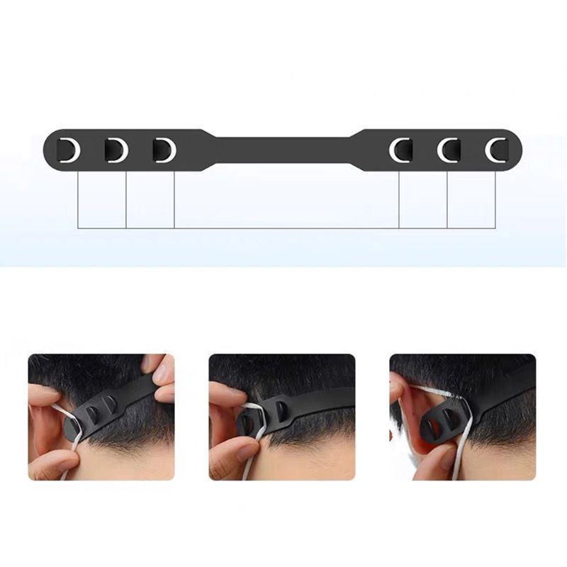 [Hàng mới về] Khóa Giữ Đeo Khẩu Trang Chống Đau Tai Thiết Kế Tiện Lợi Có Thể Điều Chỉnh