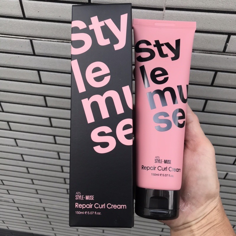 Kem tạo kiểu dành cho tóc xoăn ATS Stylemuse Repair Curl Cream 150ml