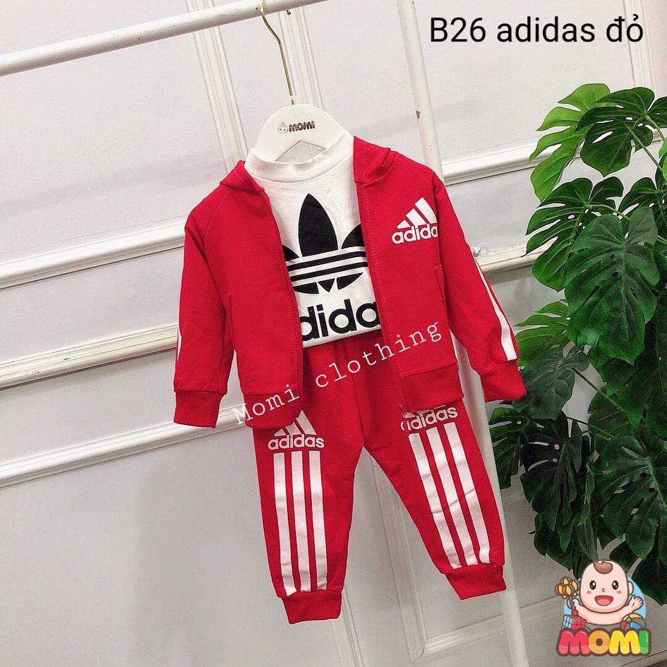 Bộ adida 3 chi tiết dành cho bé trai -B26 - CAM KẾT HÀNG NHƯ HÌNH