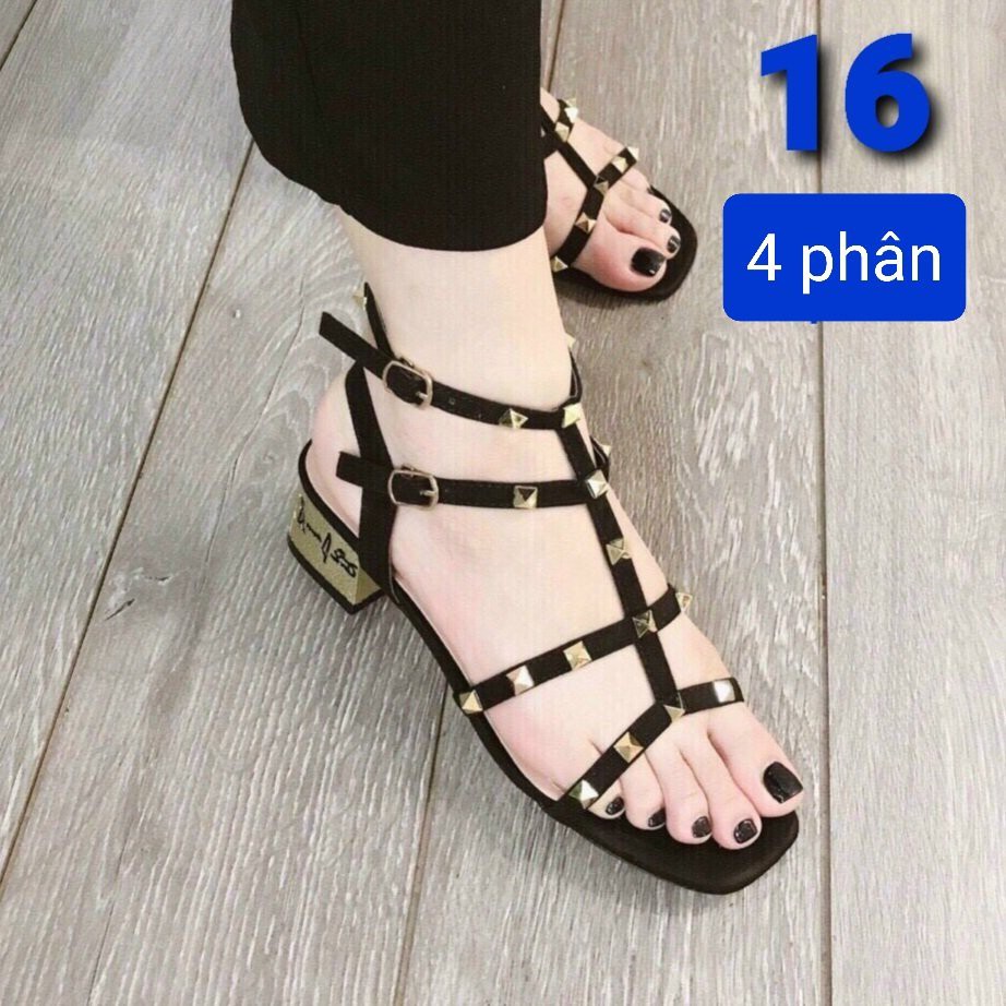 Sandal Quai Hậu Nữ 5p Phân Da Lộn Cực Xinh Đi Làm, Đi Học, Đi Chơi - MS 016