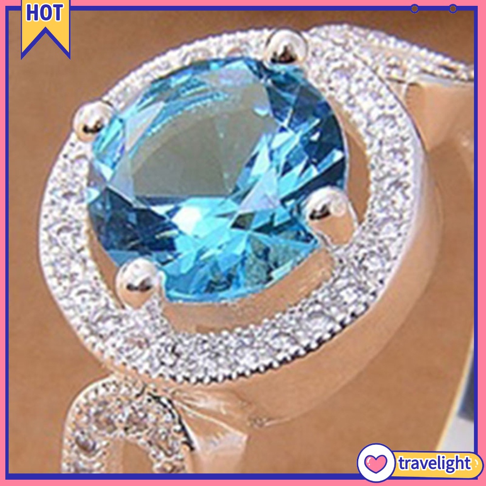 Nhẫn Đính Hôn Đính Đá Zircon K1