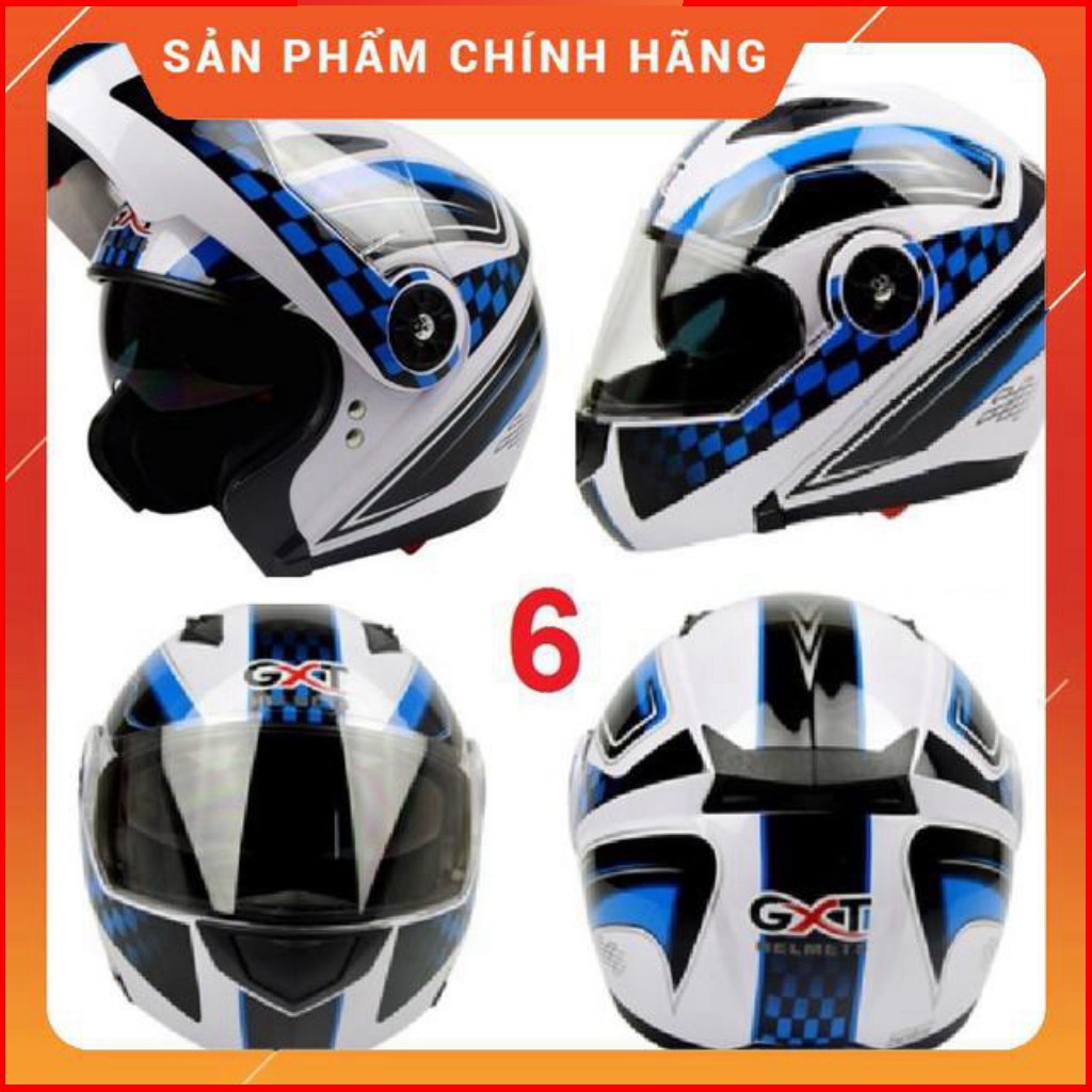 Kính mũ GXT 2016 (GXT 370) - GXT lật hàm 2016 - Màu râm