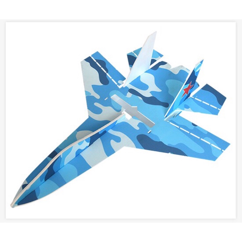 Kit máy bay cánh bằng FLat Su27 xốp MPP bao đập