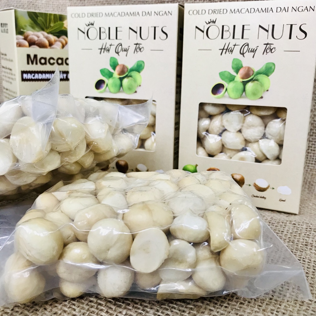 [MACCA NHÂN] HỘP 250G NHÂN HẠT MACCA DAK LAK NOBLE NUTS SẤY LẠNH - QUÀ BIẾU CAO CẤP