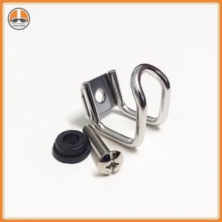 Móc treo đồ inox chữ U dành cho mọi loại xe, SIÊU CHẮC, SIÊU BỀN - Phụ tùng xe máy Long Hương