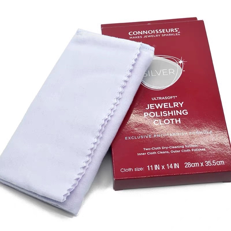 Khăn lau bạc - Khăn lau vàng- Nước rửa bạc chĩnh hãng CONNOISSEURS