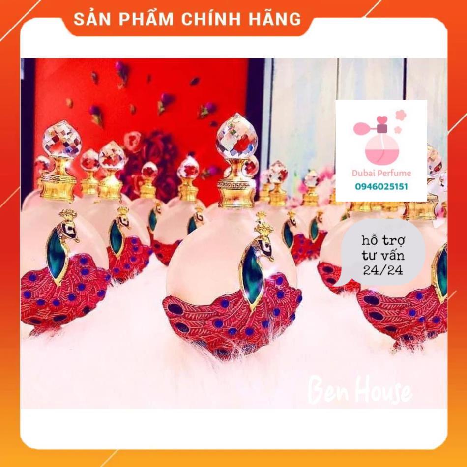 Tinh Dầu Nước Hoa Dubai Phượng Hoàng Đỏ ( Công Đỏ) Cho Nữ 35ml Thơm Ngọt Sang Quyến Rũ