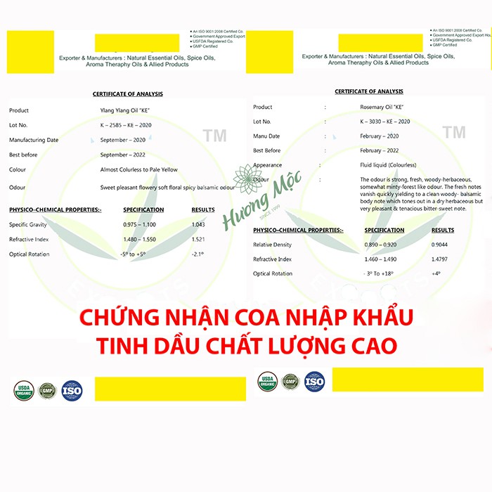 [GIÁ SỈ] Lọ 10ML Tinh dầu thiên nhiên nguyên chất Hương Mộc - Huong Moc essential oil - Thơm phòng thơm xe có kiểm định