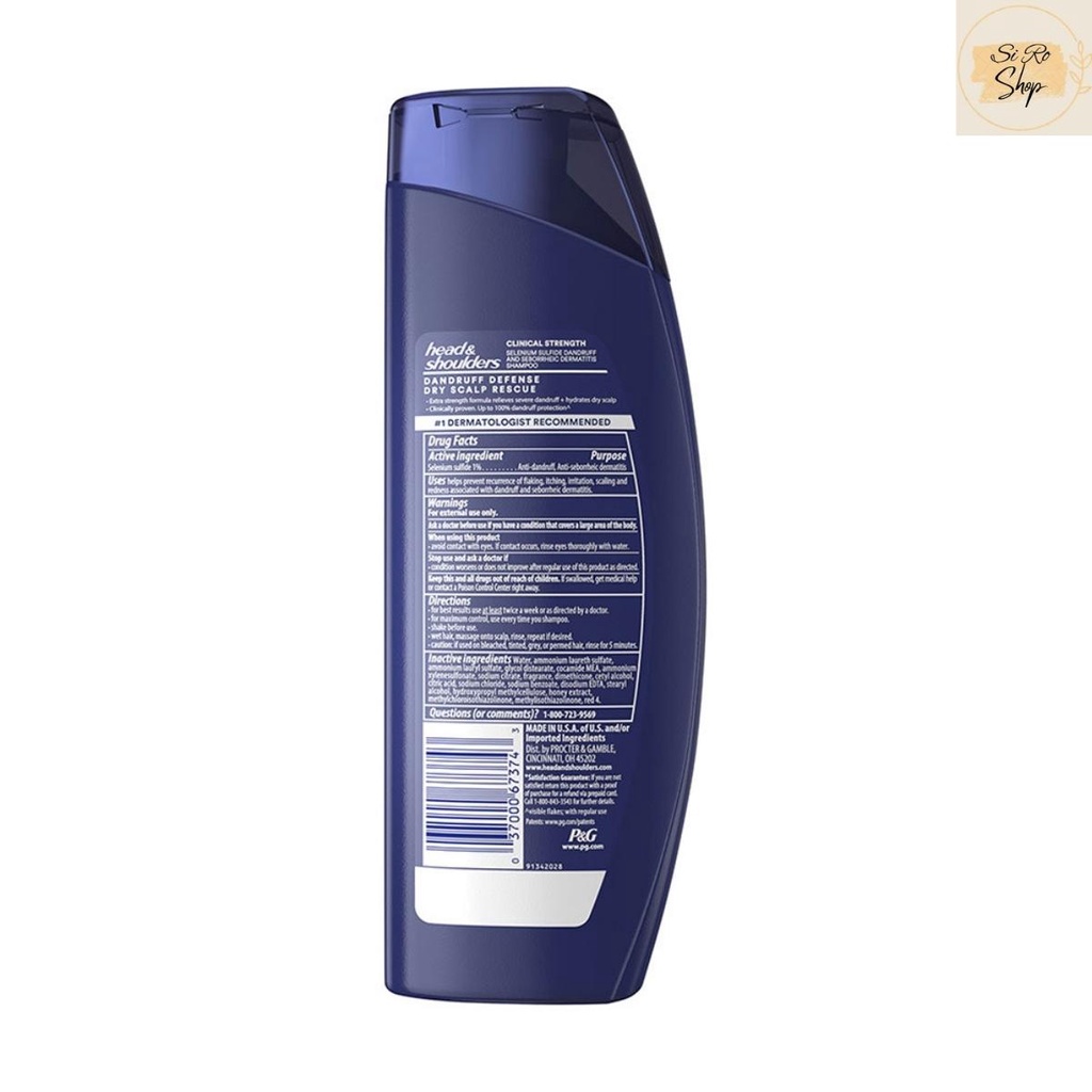 Dầu Gội Head &amp; Shoulders Clinical Strength 400ml của Mỹ, thích hợp cho cả nam và nữ
