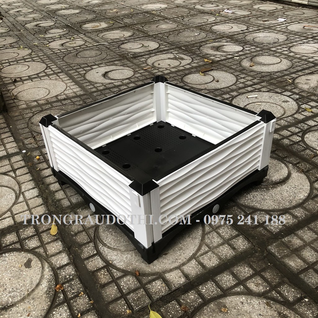 CHẬU GHÉP THÔNG MINH TRỒNG RAU, TRỒNG CÂY, 50X50CM CAO 23CM, HÀNG VIỆT NAM CHẤT LƯỢNG CAO