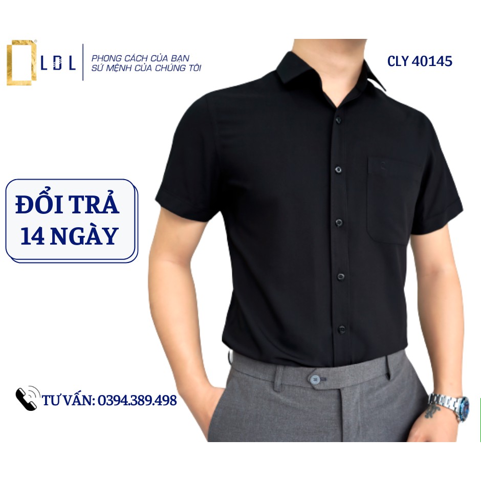 Áo sơ mi nam trơn tay ngắn công sở cao cấp LDL chất liệu bamboo size 38 39 40 41 42 43 | BigBuy360 - bigbuy360.vn
