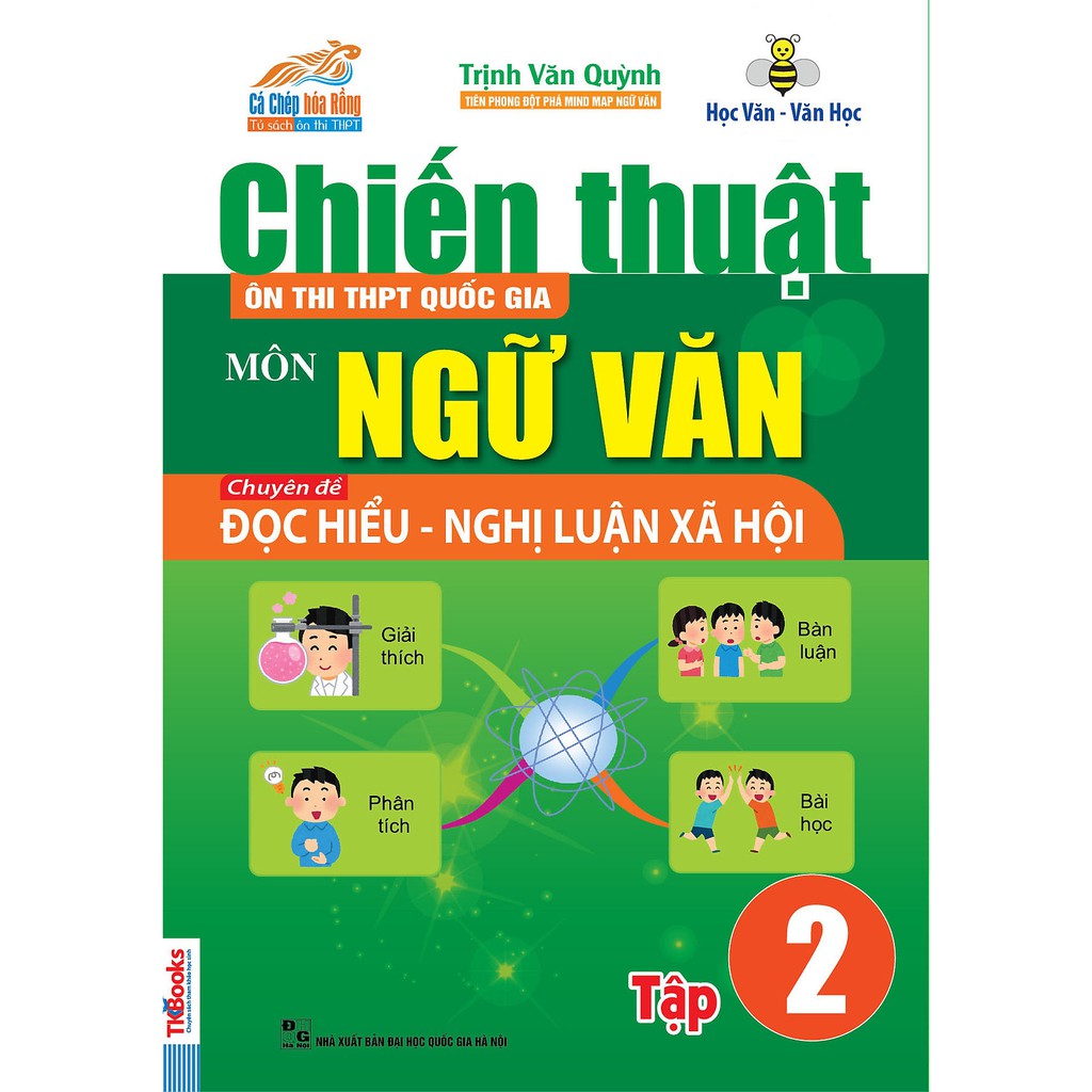 Sách - Combo Chiến Thuật Ôn Thi THPT Quốc Gia Môn Ngữ Văn - Chuyên Đề Nghị Luận Xã Hội ( tặng 1 hộp bút chì 12 cái)