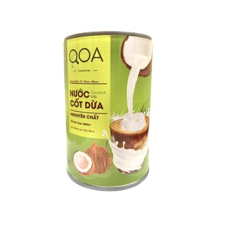 1 lon nước cốt dừa coconut nguyên chất 100%