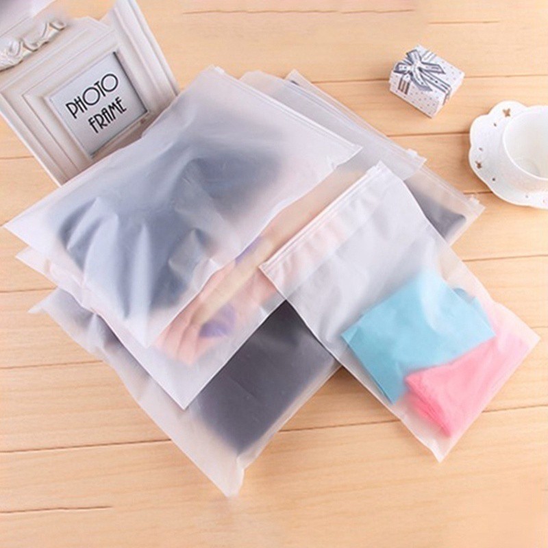 Bán sỉ lẻ túi zip bóng mờ khóa kéo cỡ 30x40cm 1kg túi