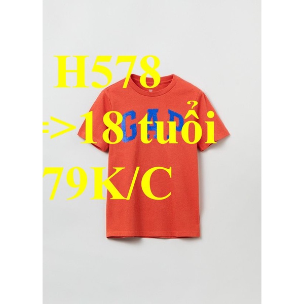 * Mã H578: áo đẹp, xịn xò. Chất 100% cotton cực mát, thấm hút mồ hôi.