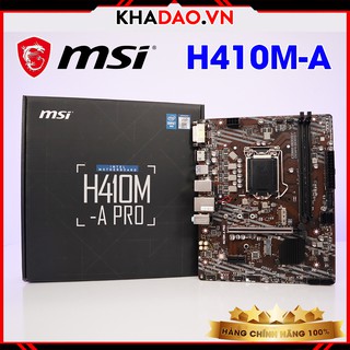 Mainboard msi h410m-a pro chính hãng new box 100%