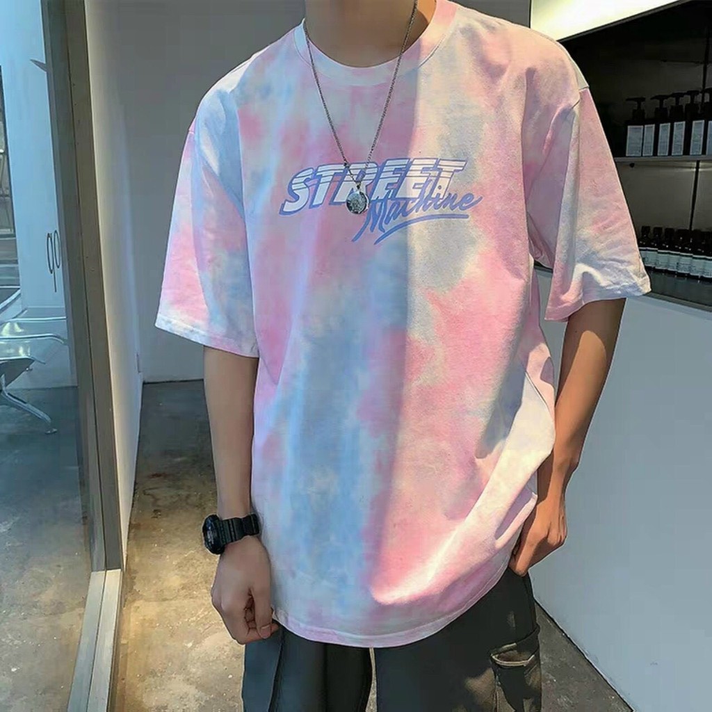 Áo thun nam unisex form rộng tay lỡ loang màu STREET cực chấtCheapShop