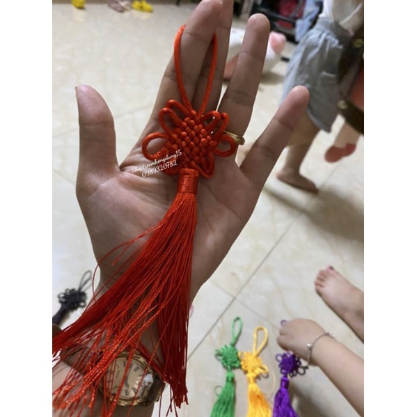 Dây treo thắt nút trang trí xe hơi, nhà cửa siêu xinh