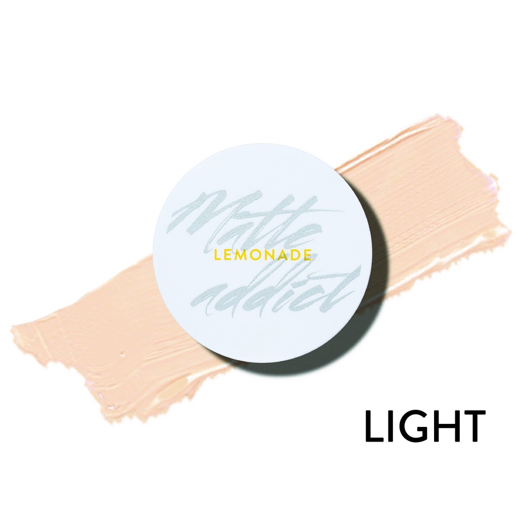 Phấn Nước Kiềm Dầu Che Phủ Tốt Lemonade Matte Addict Dual Cushion SPF 50+/ PA+++
