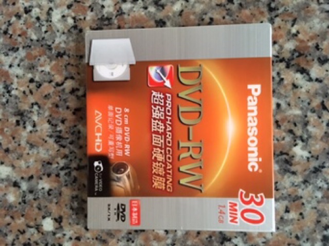 1 Đĩa panasonic DVD-RW quay phim  30 Min-1.4GB