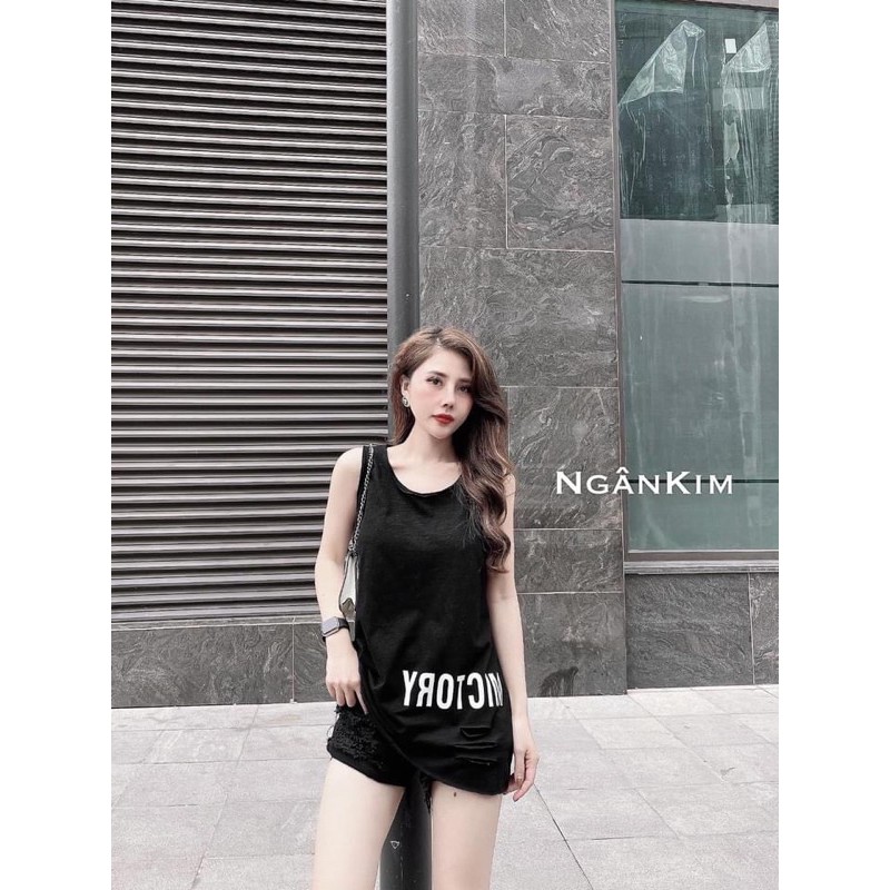 ÁO BA LỖ CHỮ MICTORY 4 MÀU CHO NỮ | BigBuy360 - bigbuy360.vn