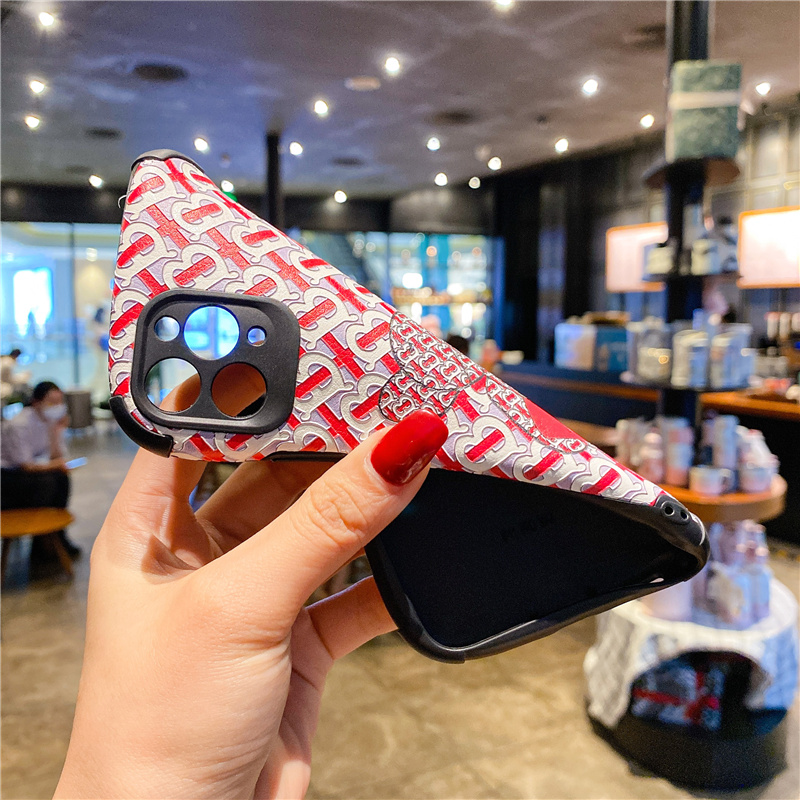 Ốp Lưng Da In Hình Burberry Cho Iphone 12 Pro Max Ip11 X Xr 7 8 Plus Xs Max | BigBuy360 - bigbuy360.vn