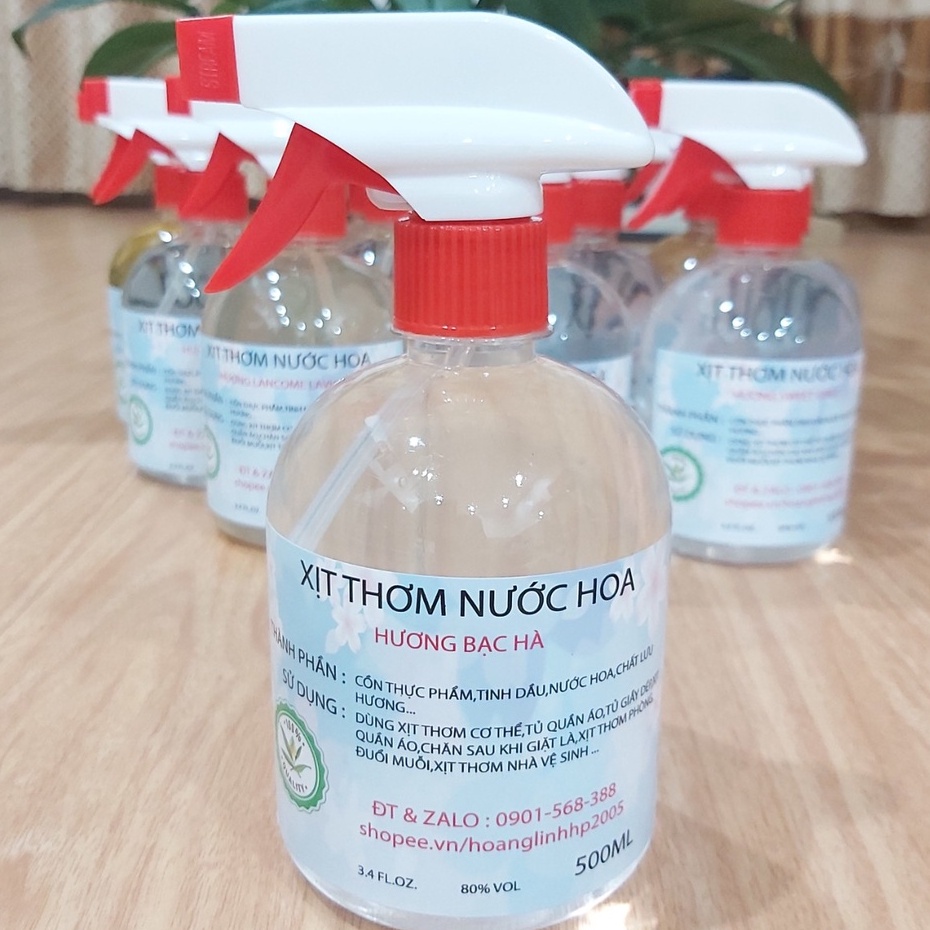 Xịt Thơm Nước Hoa - 500 ML