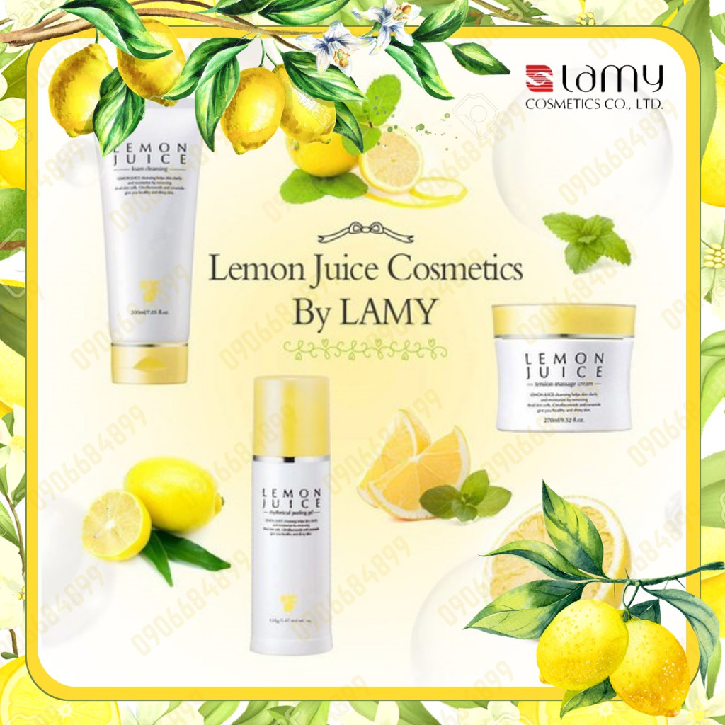 SỮA RỬA MẶT CHANH ⭐ GEO LEMON JUICE FOAM CLEANSING⭐ - 200ML - HÀNG BẸP/RÁCH VỎ