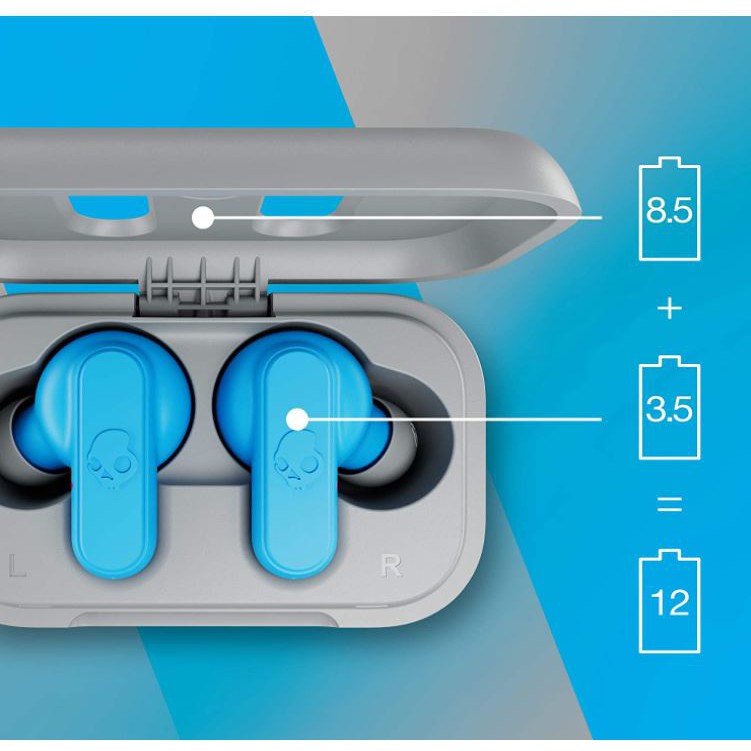 [MẪU MỚI NHẤT 2021] Tai nghe nhét tai bluetooth Skullcandy DIME True Wireless - Bảo Hành 12 tháng Chính Hãng