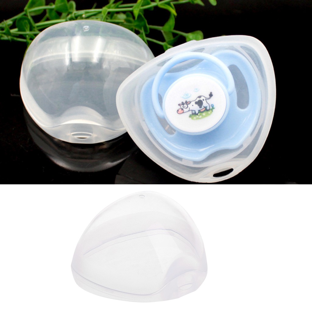 Hộp Đựng Ti Giả Trong Suốt Nhỏ Gọn Cho Bé Sơ Sinh