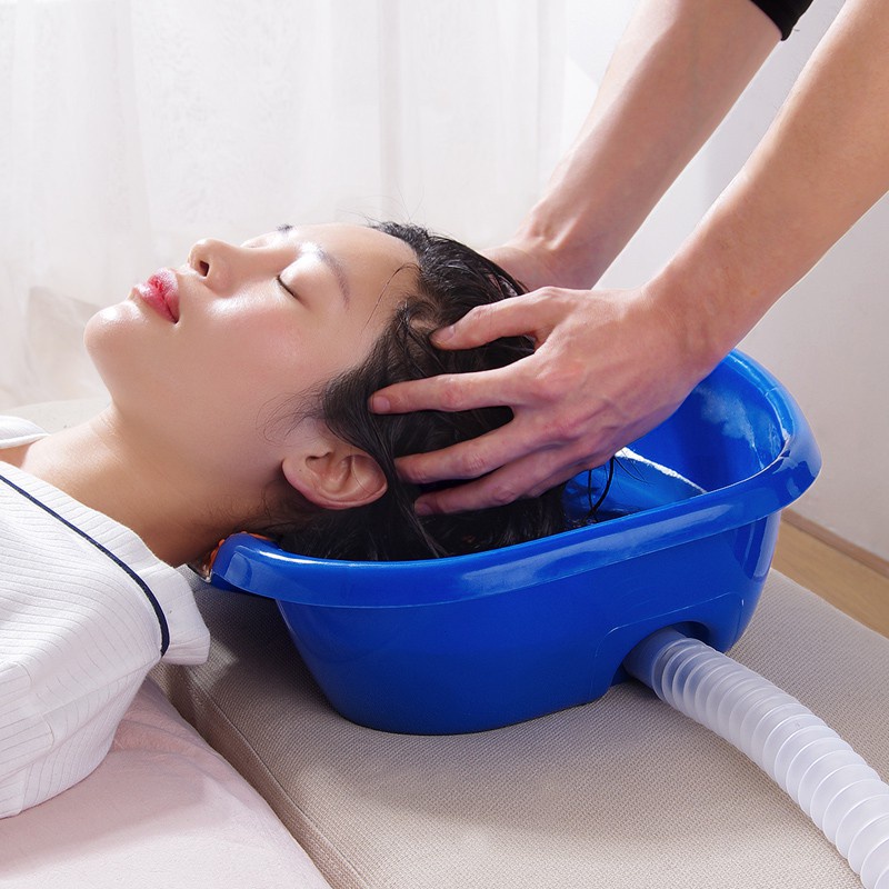 Chậu gội đầu tại giường cho người già, bà bầu, trẻ nhỏ nhựa Việt Nhật -Thau gội đầu tiện ích
