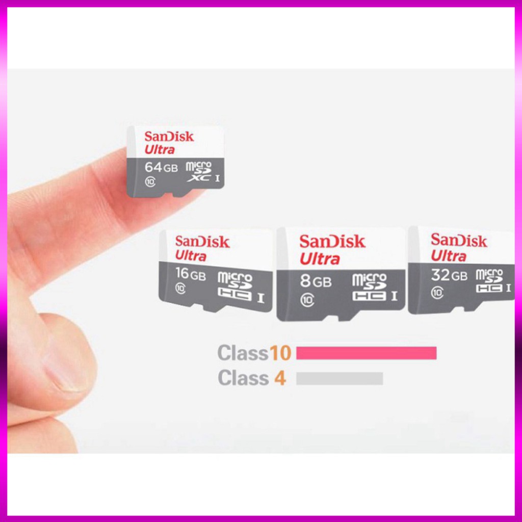 FREE SHIP Thẻ Nhớ SanDisk Ultra 32/16GB Chuyên Dùng Cho Camera, Điện Thoại 80MB/S - Sản Phẩm Chính Hãng ....! | BigBuy360 - bigbuy360.vn
