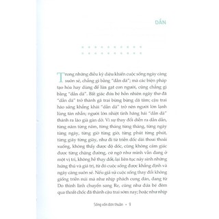 Sách - Sống Vốn Đơn Thuần (Tản văn)