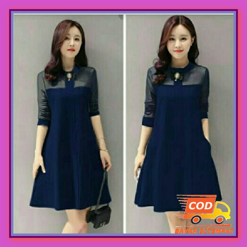 Đầm Dự Tiệc Giáng Sinh Năm Mới Phong Cách Hàn Quốc Cho Tuổi Teen / Bé Gái Bhn Bhn Bhn / Đầm / Đầm Thường Ngày Mới Nhất 2021 2022 Fwg - Mariska Ghim Cài Áo / Đầm Thường Ngày