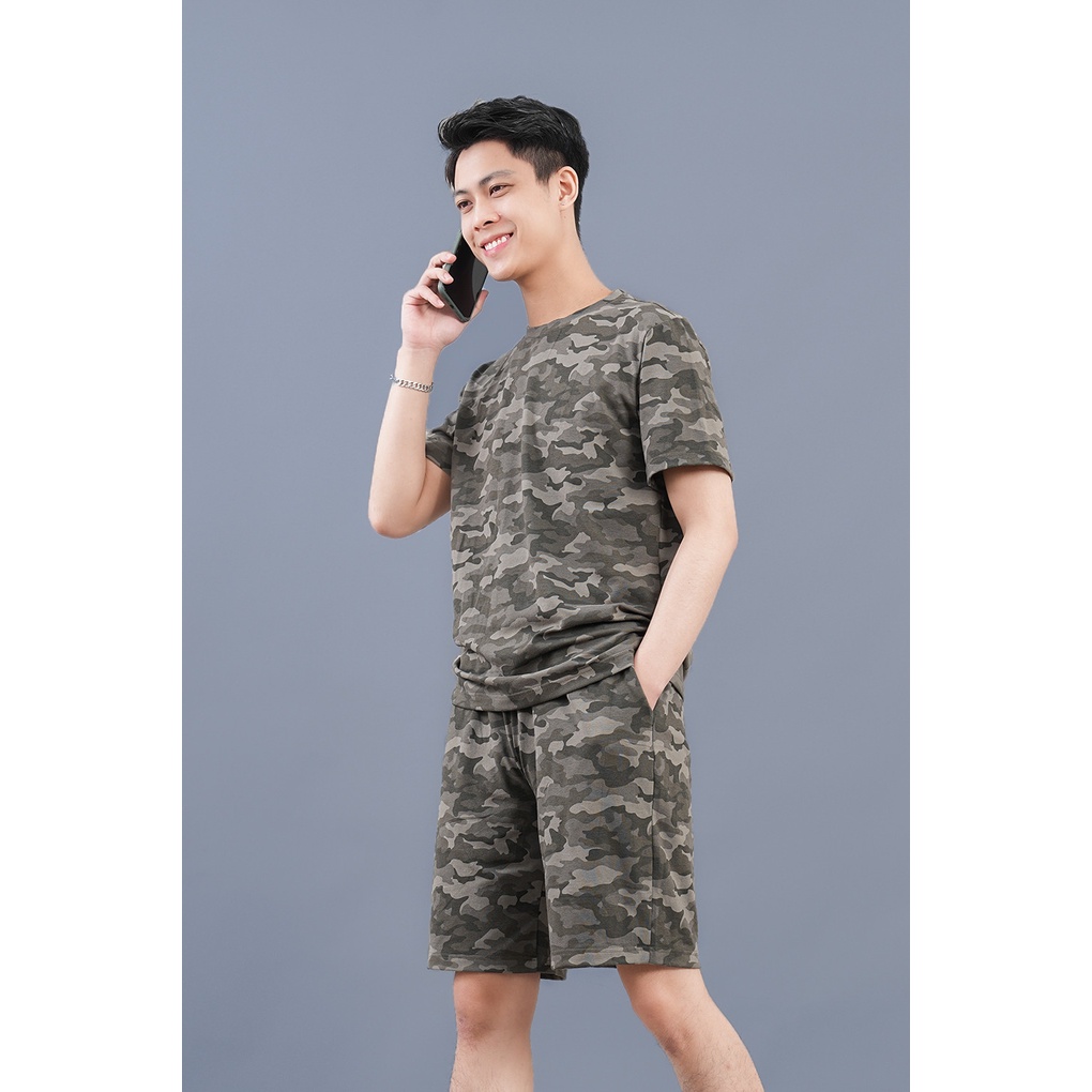 Bộ quần áo nam mùa hè cotton cao cấp khỏe khoắn năng động, Mặc Nhà Thể Thao vnxk Phong Cách HQ (ảnh thật