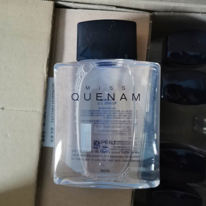 Nước hoa hồng nam giảm mụn trắng da Miss Quenam Hàn Quốc 300ml