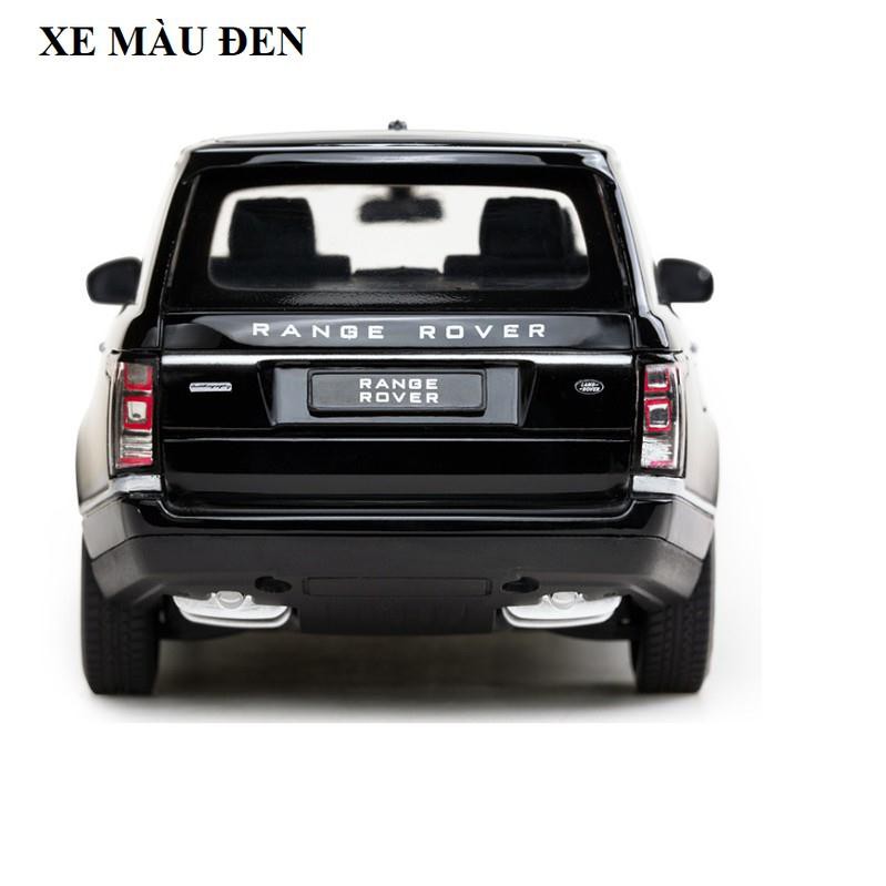 Ô tô Range Rover 1:24 xe mô hình bằng sắt có vô lăng bẻ lái mở cửa trước đồ chơi trẻ em hàng Quảng Châu