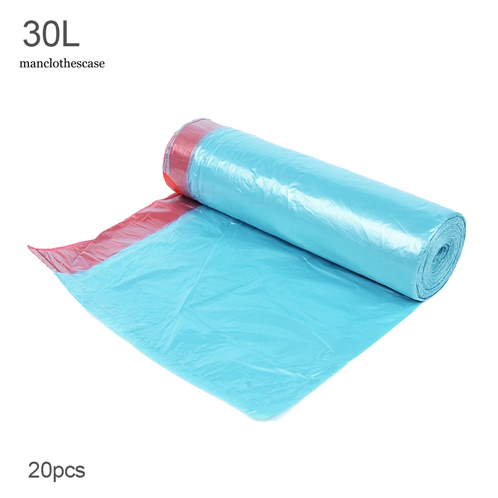 Set 20 Túi Đựng Rác 30 / 60L Có Dây Rút Tiện Dụng