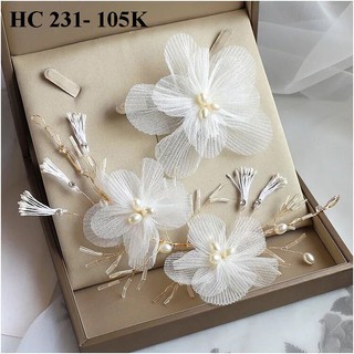 Bộ 3 bông hoa siêu đẹp cài tóc