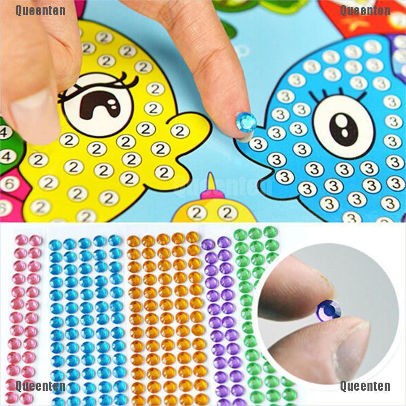 ★Queen★5D Diamond Embroidery Kids Painting Kit Mosaic Learning Educational Puzzles Cartoon DIY Gift