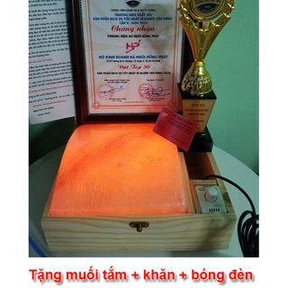 Đá muối massage chân mặt cong