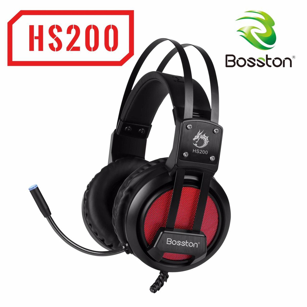 Tai Nghe Chuyên Game Bosston HS200 - LED Chuyển Màu - Máy tính 2T